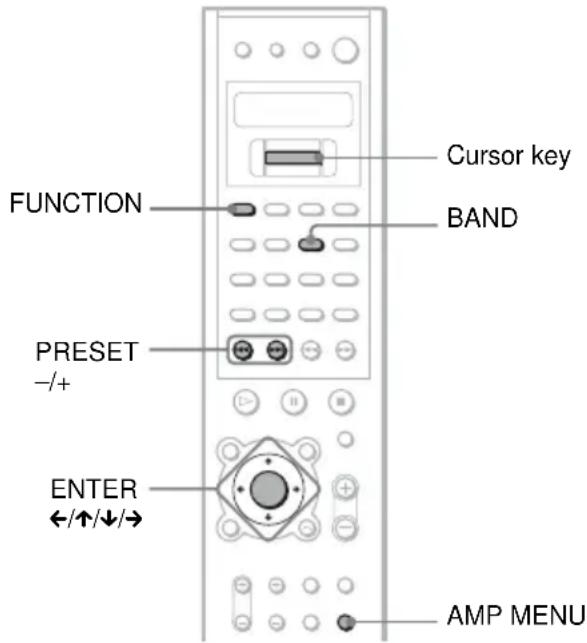 SONY AVDC700ES - Naming Preset Stations - 1