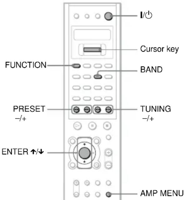 SONY AVDC700ES - Presetting Radio Stations - 1