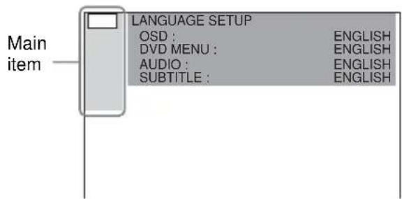 SONY AVDC700ES - In stop mode, press DVD SETUP. - 1