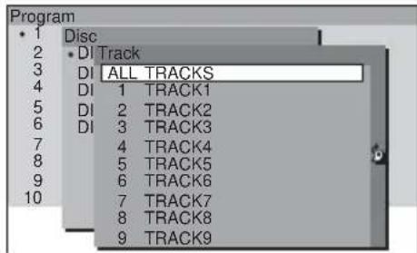 SONY AVDC700ES - In stop mode, press PLAY MODE repeatedly until "PROGRAM" appears in the front panel display. - 3