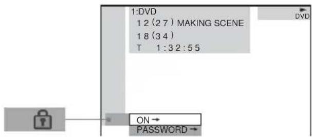 SONY AVDC700ES - To enter a 4-digit password using NUM and Cursor key - 1