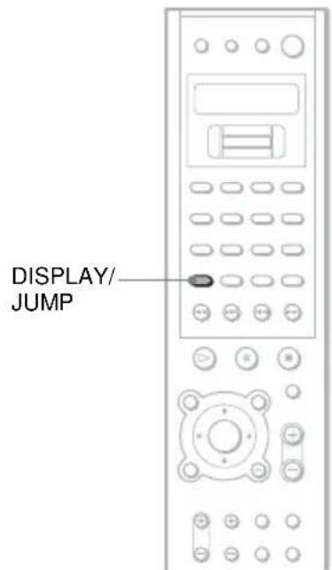 SONY AVDC700ES - Visualisation du temps de lecture et du temps restant dans la fenêtre d'affichage du panneau frontal - 1
