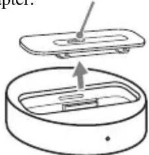 SONY DAVHDX277WC - To remove the iPod Dock Adapter - 1