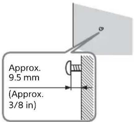 SONY HTZ9F - Mounting the Rear Speaker on a Wall - 4