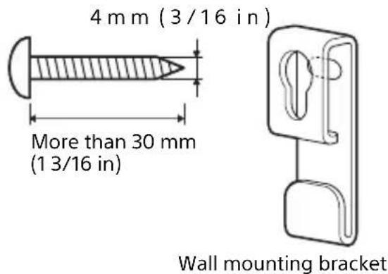 SONY HTZ9F - Mounting the Bar Speaker on a Wall - 1