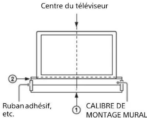 SONY HTZ9F - Fixation de la barre de hautparleurs sur un mur - 2