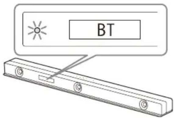 SONY HTZ9F - Maintenez enfoncée la touche BLUETOOTH de l'appareil principal pendant 2 secondes. - 1