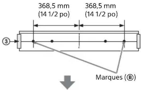 SONY HTZ9F - Fixation de la barre de hautparleurs sur un mur - 3