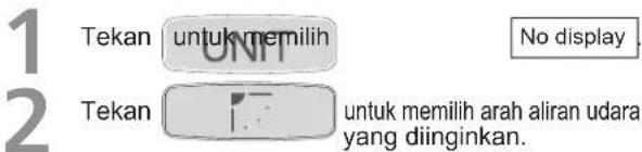 PANASONIC S106MK1E5A - ■ Saat mengatur arah aliran udara semua unit dalam ruang secara bersamaan - 1