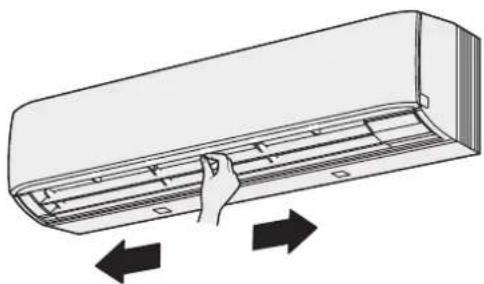 PANASONIC S106MK1E5A - ■ Regolazione della direzione orizzontale del fl usso d'aria(Manuale) - 1