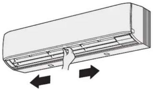 PANASONIC S106MK1E5A - ■ Menyesuaikan arah aliran udara horizontal (Manual) - 1