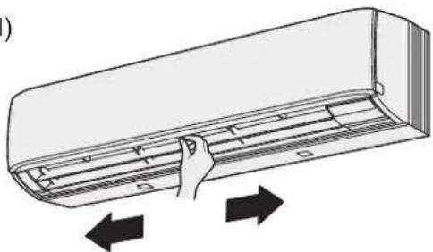PANASONIC S106MK1E5A - ■Adjusting the horizontal airflow direction(Manual) - 1