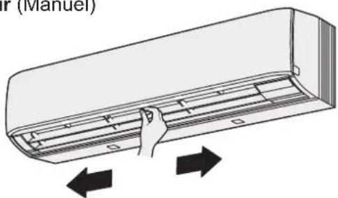 PANASONIC S106MK1E5A - ■églage du sens de circulation horizontale de l'air (Manuel) - 1