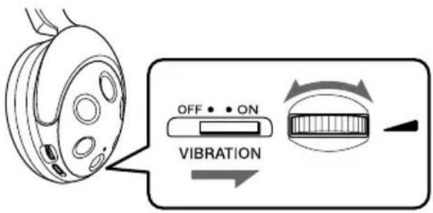 SONY MDRIF540RK - Utilisation de la fonction de vibration - 1