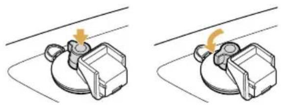 SONY NVU94T - Press firmly, then turn the lever counterclockwise to lock into the position. - 2