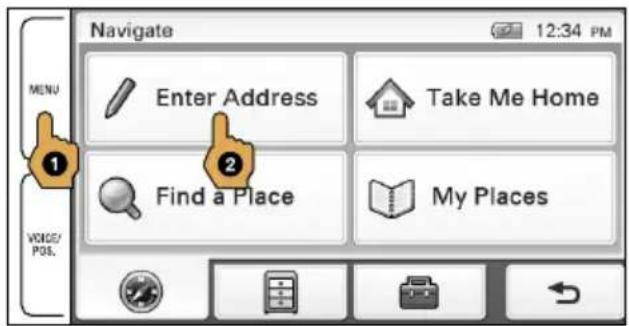 SONY NVU94T - Searching by address - 1