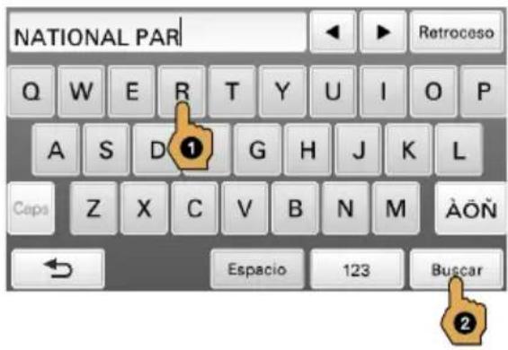 SONY NVU94T - Búsqueada por nombre de PDI (Puntos de Interés) - 4