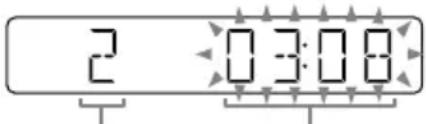 SONY MHCEC919iP - Sélectionnez le numéro de plage ou de fichier désiré. - 1