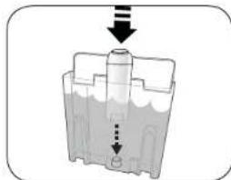 Solis Grind & Infuse Compact 1018 - IMBIBER LE FILTR A EAU SOLIS ET LE METTRE EN PLACE DANS LE RESERVOIR - 5