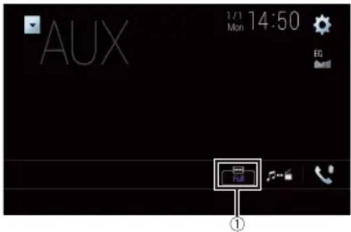 PIONEER AVICW8500NEX - Changer le mode grand écran - 1