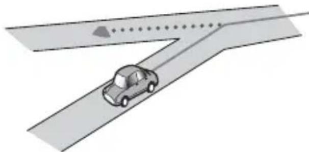 PIONEER AVICW8500NEX - Si vous bifurquez légèrement. - 1