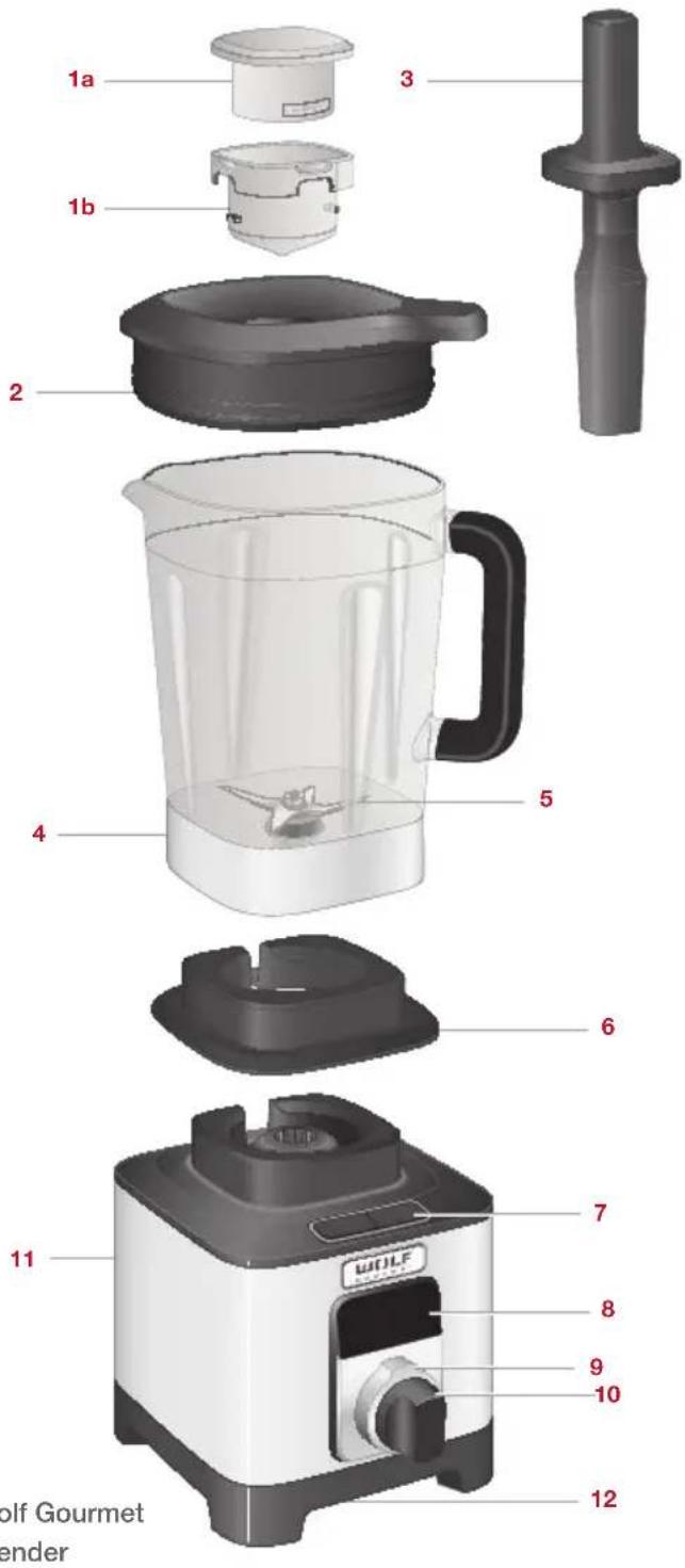 WOLF WGBL110S - PARTS AND FEATURES - 1