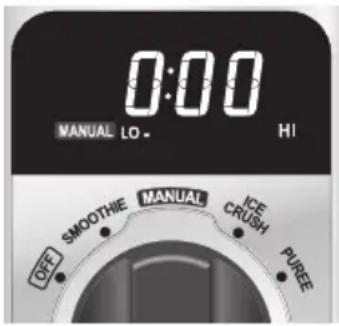 WOLF WGBL110S - Utilisation du mode manuel - 1