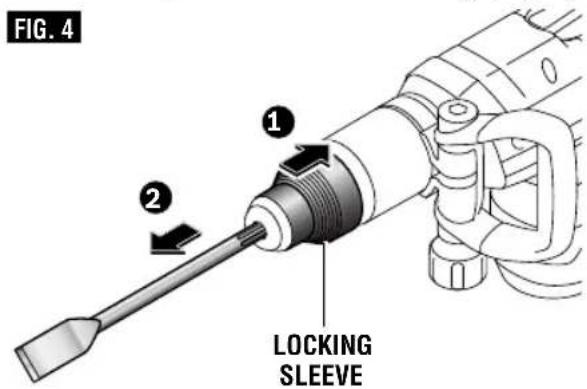 BOSCH DH712VC - REMOVING ACCESSORIES - 2