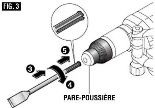 BOSCH DH712VC - POSE DE L'EQUIPEMENT ACCESSOIRE - 1