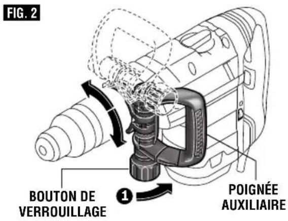 BOSCH DH712VC - POIGNEE AUXILIAIRE - 1