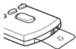SONY CDXGT33W - Préparation de la mini-télécommande (CDX-GT330/ GT33W/GT230 uniquement) - 1