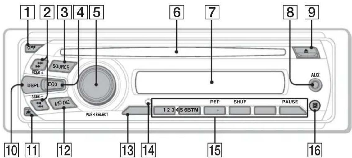 SONY CDXGT33W - Unidad principal - 1