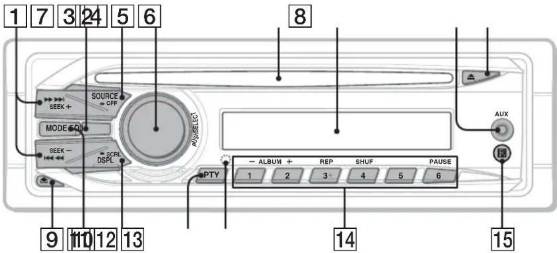 SONY CDXGT24W - Unidad principal - 1