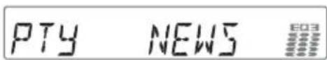 SONY CDXGT24W - Selección de PTY - 1