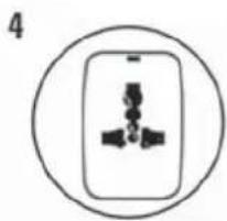 Orbegozo PC 4500 - UNIVERSAL ADAPTOR - 4