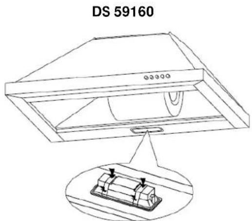 Orbegozo DS 59190 IN - SUSTITUIÇÃO LÂMPADAS. - 1