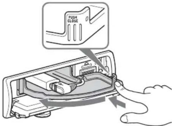 SONY DSXMS60 - Slide in the TUNE TRAY by pressing CLOSE on the TUNE TRAY until it locks shut. - 1