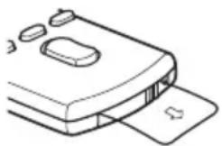 SONY DSXMS60 - Preparación del control remoto de tarjeta - 1