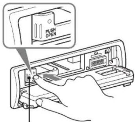 SONY DSXMS60 - Appuyez sur la touche PUSH OPEN du TUNE TRAY. - 1