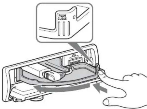 SONY DSXMS60 - Faites glisser le TUNE TRAY vers l'intérieur en appuyant sur la touche CLOSE du TUNE TRAY jusqu'à ce qu'il se referme. - 1