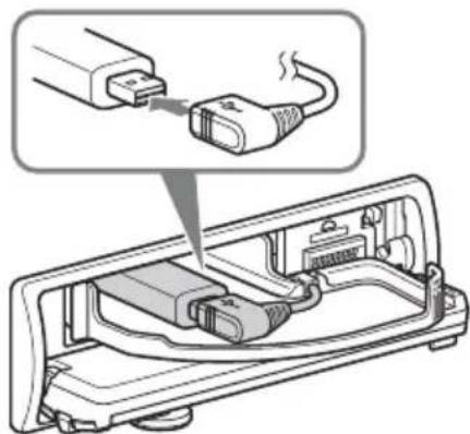 SONY DSXMS60 - Connect the USB device to the USB port. - 1