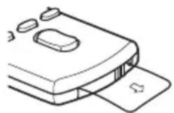 SONY DSXMS60 - Preparing the card remote commander - 1