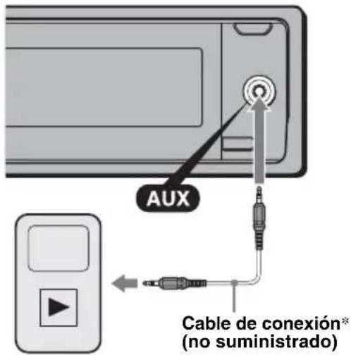 SONY DSXMS60 - Conexión del dispositivo de audio portátil - 1