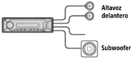 Altavoz delantero Subwoofer