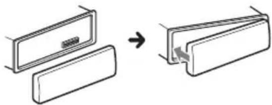 SONY DSXGS80 - Extracción del panel frontal - 2