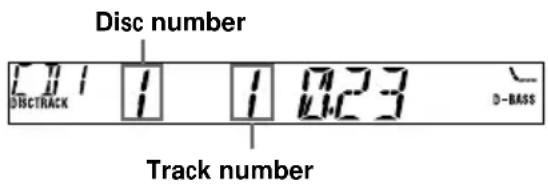 SONY XRCA333 - Switching to other discs - 1