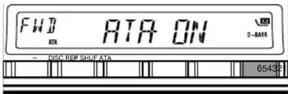 SONY XRCA333 - Réception radio en cours d'avance rapide ou de rembobinage d'une cassette - 1