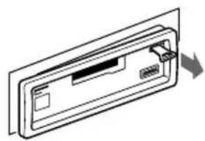 SONY XRCA333 - Dismounting the unit - 2