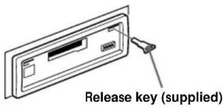 SONY XRCA333 - Dismounting the unit - 1