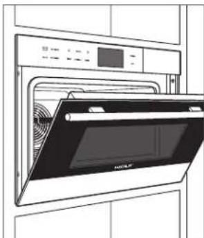 WOLF M Series CSO30CMBTH - CÓMO QUITAR LA PUERTA DEL HORNO - 2